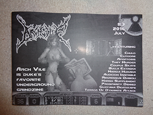 Arch Vile fanzine #3 Arch Vile fanzine #3