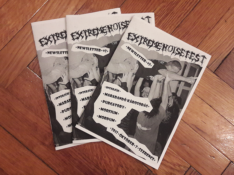 Extreme Noise Fest newsletter Extreme Noise Fest newsletter